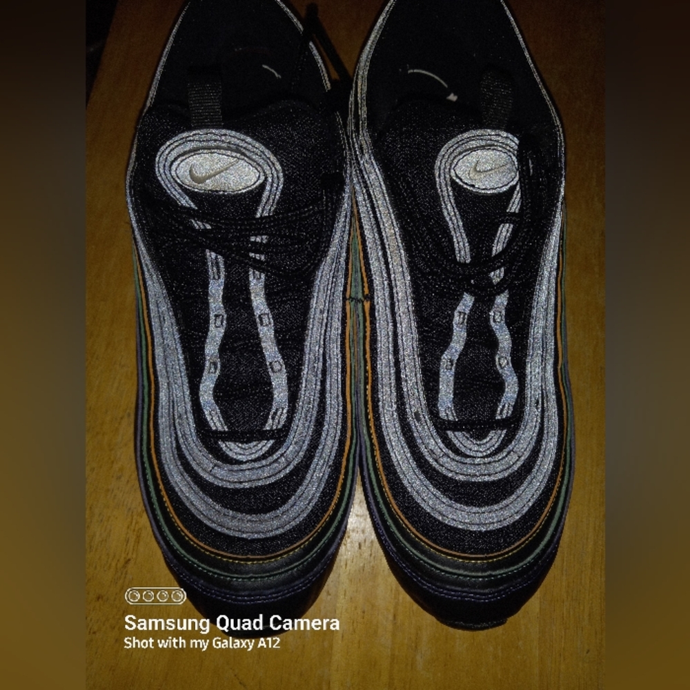 Nike Wmns Air Max 97 Black Multicolor Rainbow